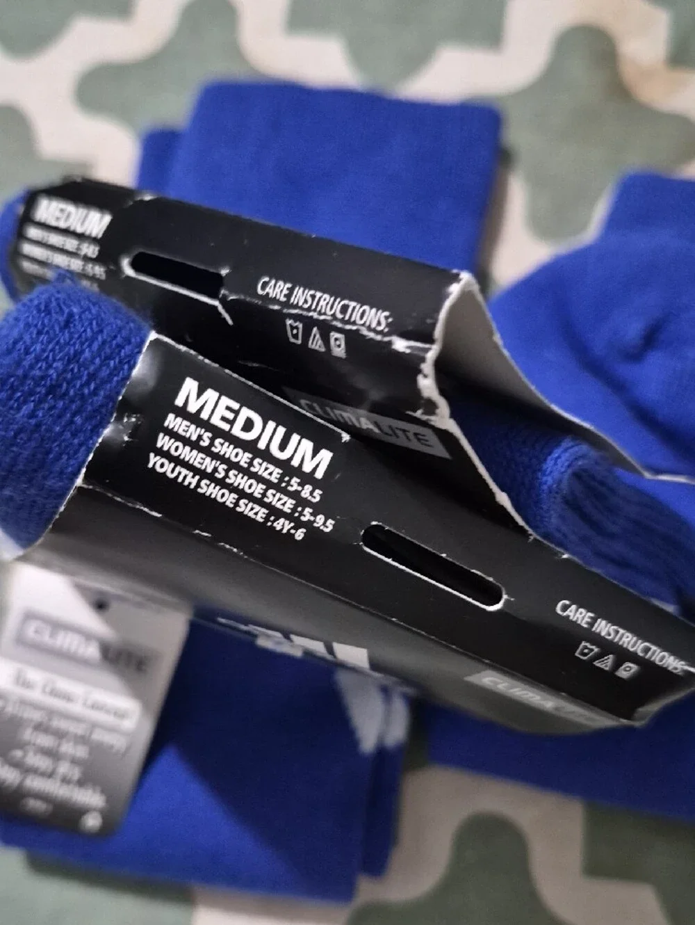 adidas Royal Blue Field Socks with Climalite - Men's